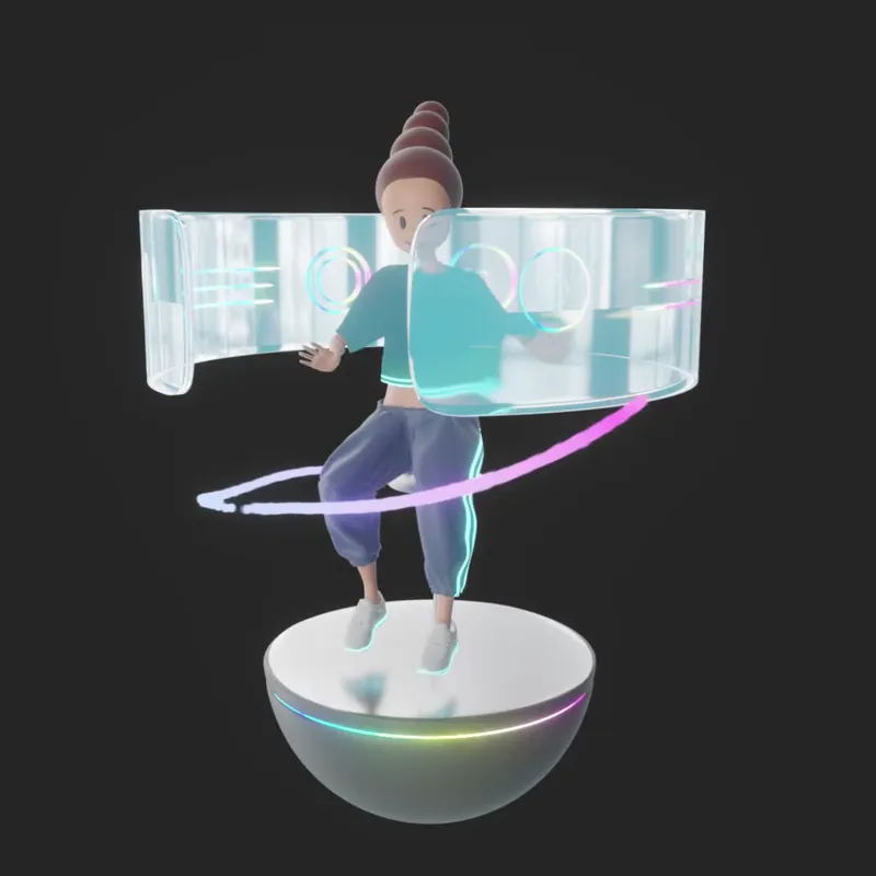 Impress, one of Impact’s 3D characters